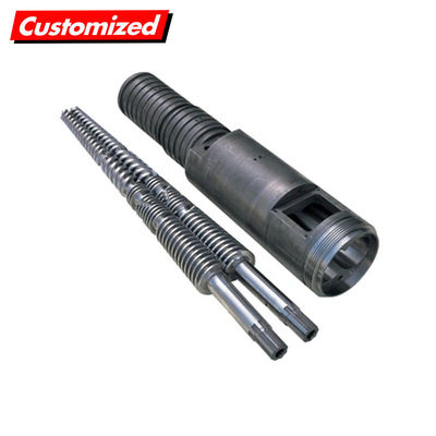 satın al Bimetal Nitridleme Paralel Çift Makine Ekstrüder Makine için Çift Vuruşlu Vuruş Çevrimiçi üretim