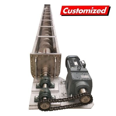 İyi bir fiyat. Paslanmaz Çelik Isıya Dayanıklı U Şeklinde Vidalı Helezon Konveyör, Özelleştirilmiş Boyutlarda çevrimiçi