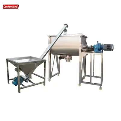 satın al 1000L Yatay Toz Karıştırma Makinesi Yüksek Verimlilikli Elektrikli Toz Karıştırma Makinesi Çevrimiçi üretim