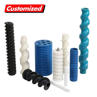 İyi bir fiyat. Üretim Özel Gıda Sınıfı Taşıyıcı Esnek Spiral Taşıyıcılar Upe Hdpe Pp Uhmwpe Pom Naylon vida Plastik Taşıyıcı Cnc Pars Makine Kolay Çalışma vida taşıyıcı çevrimiçi