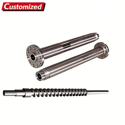 İyi bir fiyat. Enjeksiyon Kalıplama Makinesi için Özel Bimetal İkiz vida ve fıçı Konik Tasarımlı LDPE ve PVC Malzeme Ekstrüder çevrimiçi