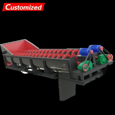 İyi bir fiyat. Sand screw Washer  Spiral Sand Washing Machine high cleaning efficiency Energy Saving Mining Equipment wear-resistant steel Screw Sand Washer Machine for Gravel Pebble Basalt çevrimiçi