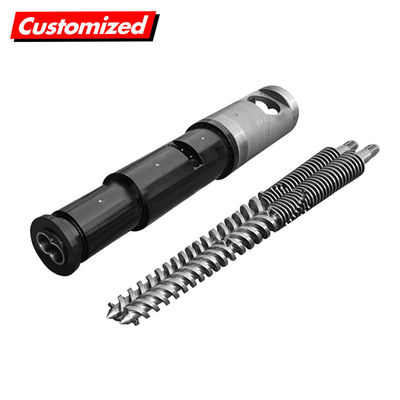 İyi bir fiyat. Ekstrüzyon makinesi için özel olarak tasarlanmış yüksek hassasiyetli tam karışımlı konik ikiz vida fıçı seti çevrimiçi