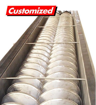 İyi bir fiyat. Yüksek Korozyon Direncine Sahip ve Özelleştirilebilir Uzunlukta Verimli Isıl İşlem için Paslanmaz Çelik Oyuk Bıçaklı Vidalı Konveyör çevrimiçi
