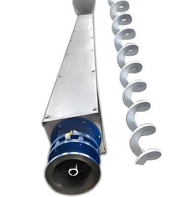 İyi bir fiyat. U şeklindeki paslanmaz çelik şafsız spiral matkap bıçağı kül çimento çamur boru spiral taşıyıcı çevrimiçi