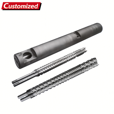 İyi bir fiyat. Özel vida ve Fıçı Paralel Çift vida Fıçı hassas ürünleri enjeksiyon kalıplama makinesi Pe/pp Pelleting Extruder için vida çevrimiçi
