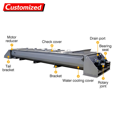 İyi bir fiyat. ÖZEL Yeni Termal Isıtma Soğutma Ceketleri Vidalı Konveyörler Yüksek Sıcaklık Burgulu Konveyör Sürekli Karıştırıcılar Isıtma Soğutma İçin çevrimiçi