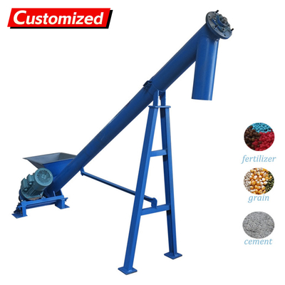 İyi bir fiyat. custom Automatic Cement Powder Inclined Auger Screw Conveyor Feeder  Cement Screw Portable Conveyor for Truck Unloading çevrimiçi