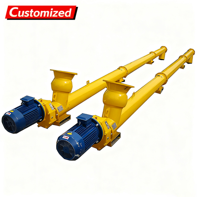 İyi bir fiyat. Custom Auger Conveyor Systems Cement silo discharge Manufacturer Automatic Cement Powder Inclined Auger Screw Conveyor Feeder çevrimiçi