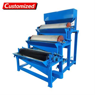 İyi bir fiyat. OEM conveyor belt permanent magnet separator dry magnetic separator drawer-type magnetic separator industrial magnetic separator, suitable for waste recycling, old furniture and appliance recycling çevrimiçi