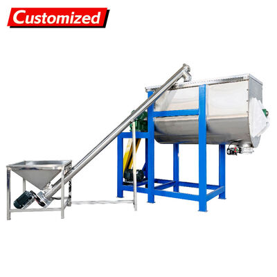 İyi bir fiyat. Custom Screw Conveyor U-Shaped Twin-Screw Mixer with Rotating Blades for Food, Chemical, Pharmaceutical, and Construction Materials Industries çevrimiçi