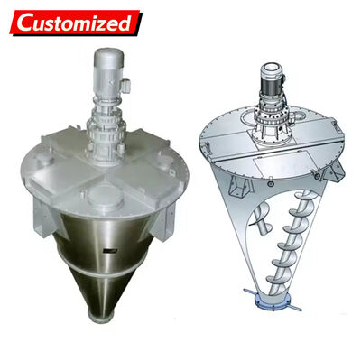 İyi bir fiyat. Kimyasal İşleme Toz Karıştırma Makinesi için Özel 50 Litre SUS316L Paslanmaz Çelik Konik Vidalı Karıştırıcı çevrimiçi