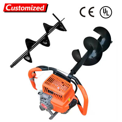 İyi bir fiyat. Benzinli Taşınabilir Toprak Burgusu - Ağaç Dikimi ve Madencilik İçin Çok Fonksiyonlu Burgu Delme Makinesi çevrimiçi