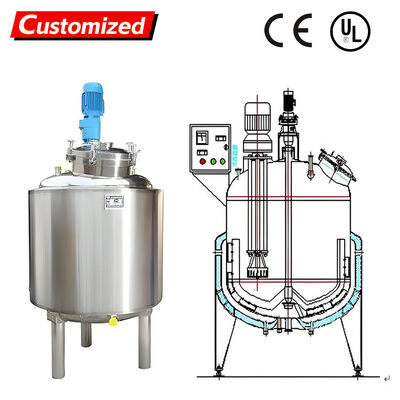 İyi bir fiyat. Kimyasal çamurlar ve sıvı karıştırma için özel yapımı 500L/1000L paslanmaz çelik homogenizer ve dağıtıcı çevrimiçi